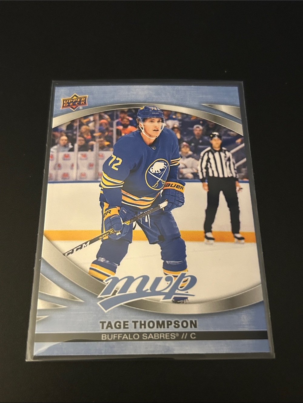 Upper Deck MVP Hockey Card - Tage Thompson - Buffalo Sabres